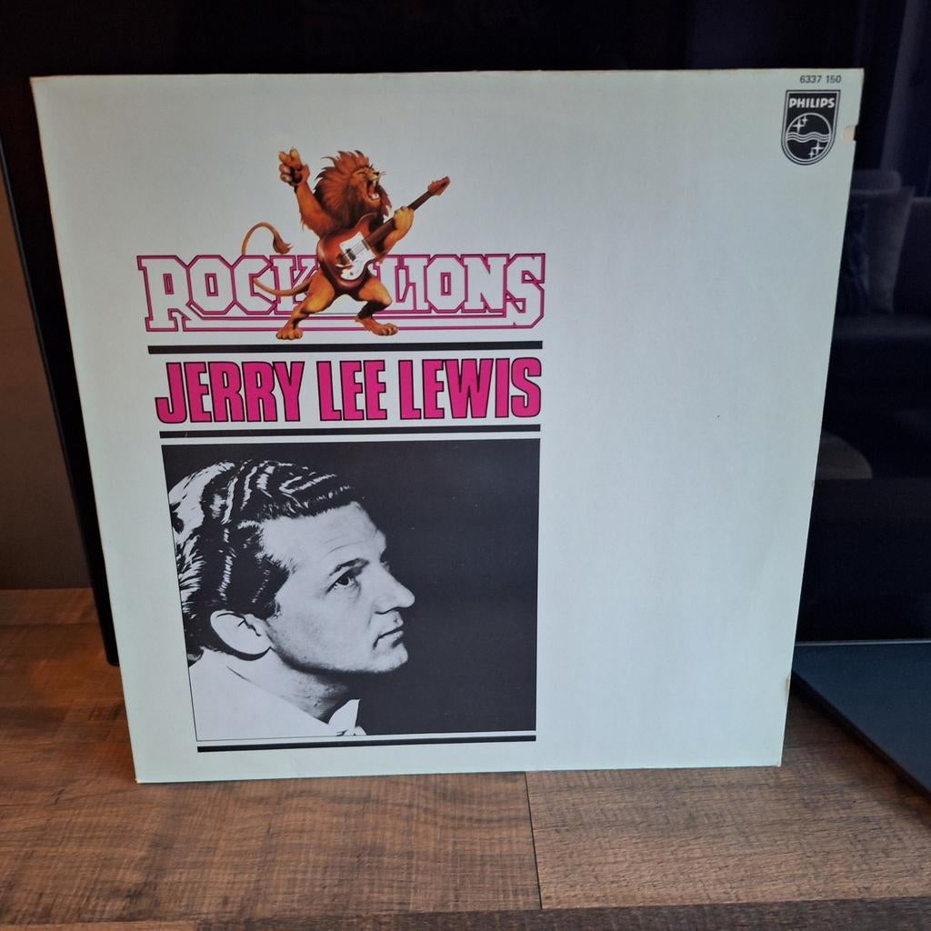Jerry lee lewis rocklions, Gebruikt, Ophalen of Verzenden, Rock-'n-Roll, Complilatie