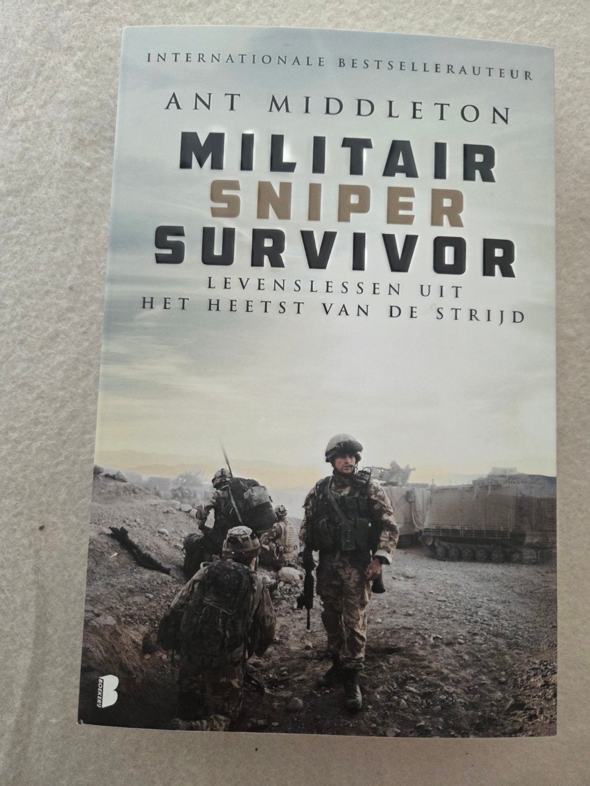 Militair Sniper Survivor - Ant Middleton, Niet van toepassing, Ant Middleton, Ophalen of Verzenden, Zo goed als nieuw