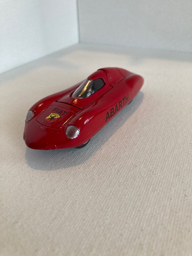 Fiat Abarth Rood Solido 1/43, Ophalen of Verzenden, Zo goed als nieuw, Auto, Solido