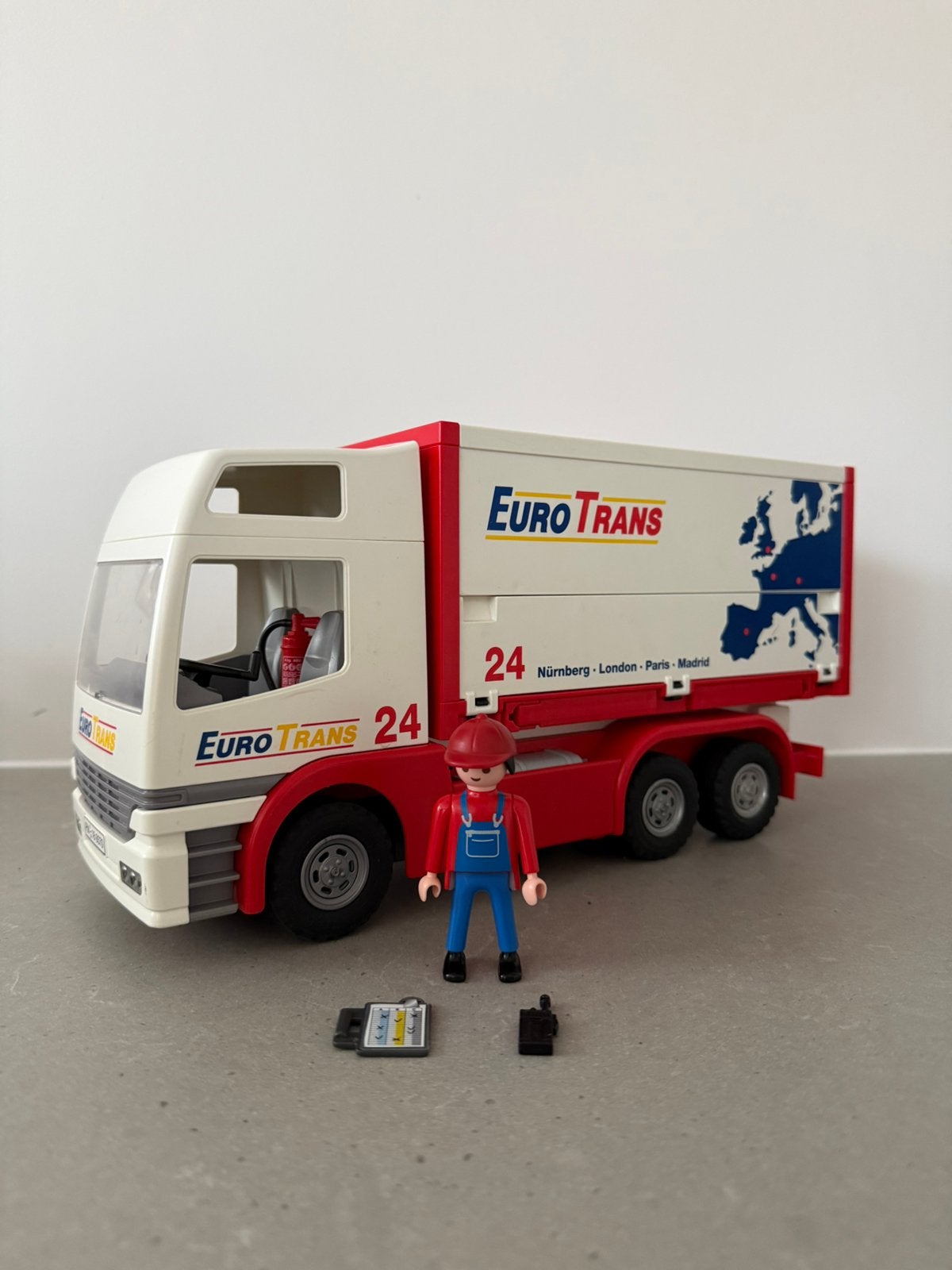 Playmobil Euro Trans Transport Truck (setnummer 9370)., Ophalen, Zo goed als nieuw