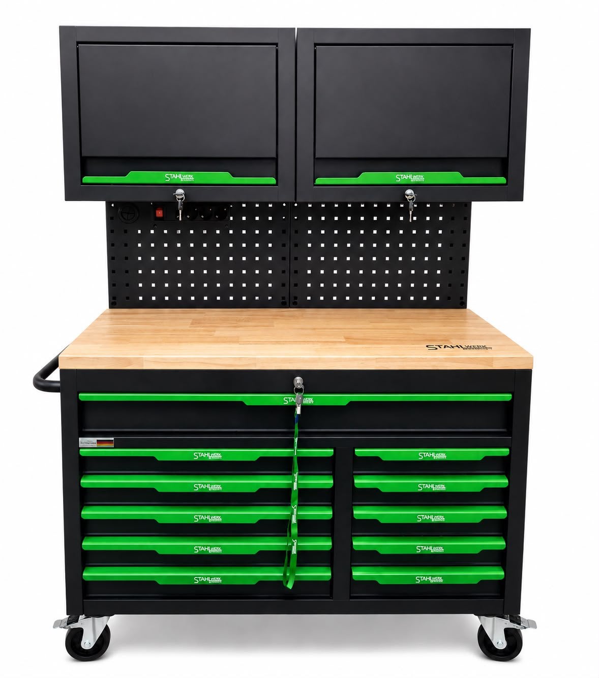 Stahlwerk germany sw10 gereedschapwagen, pcs1000 delig NIEUW, Ophalen, Nieuw, 170 cm of meer