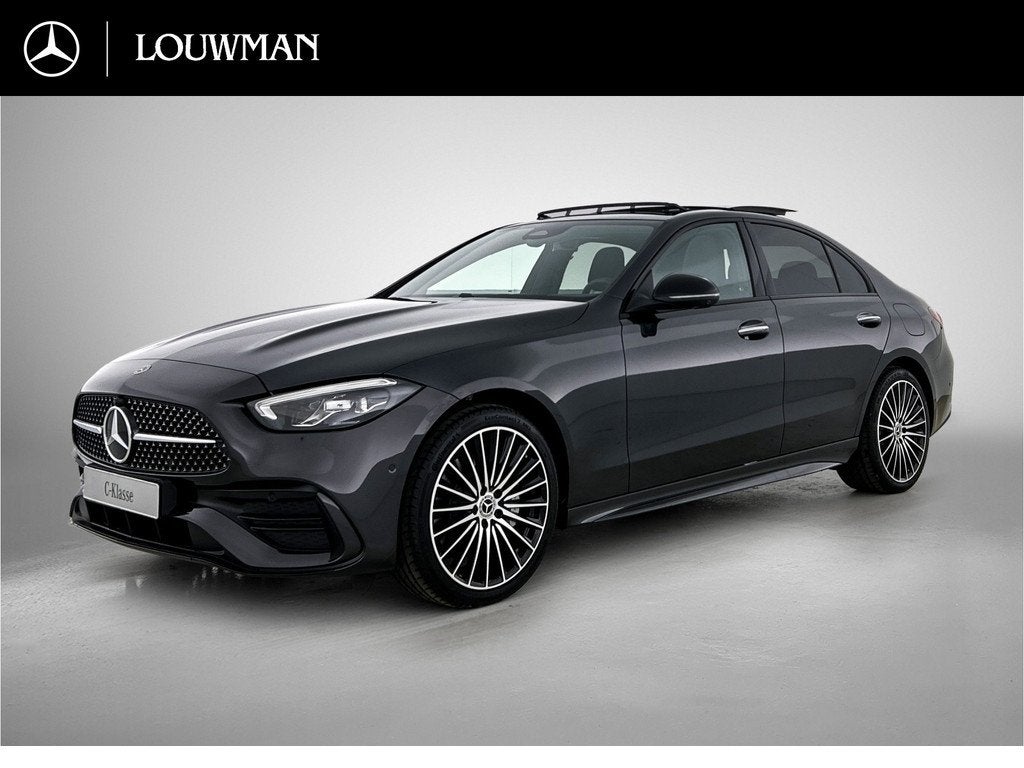 Mercedes-Benz C-Klasse 300 e Business Solution AMG | Comfort, Auto's, Mercedes-Benz, Automaat, Achterwielaandrijving, Zwart, Bedrijf