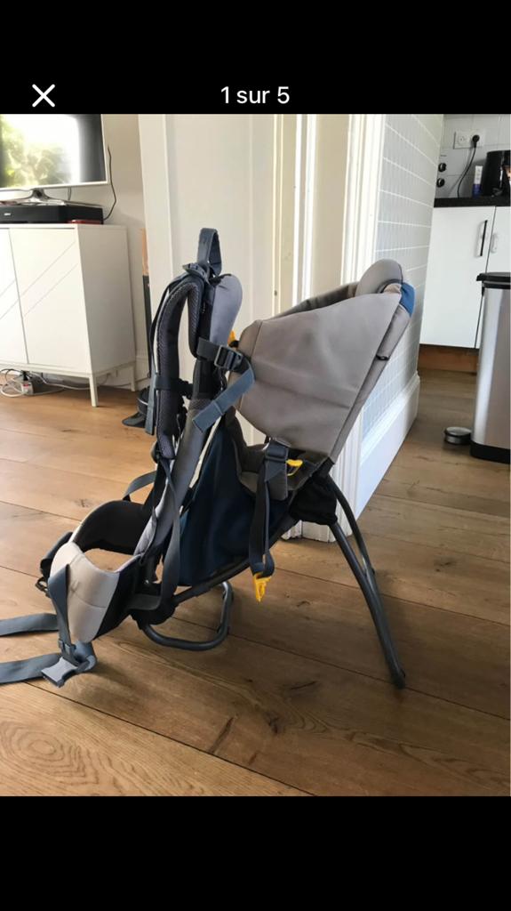 Child carrier Deuter, Kinderen en Baby's, Babydragers en Draagdoeken, Overige merken, Gebruikt, Ophalen of Verzenden, Rug