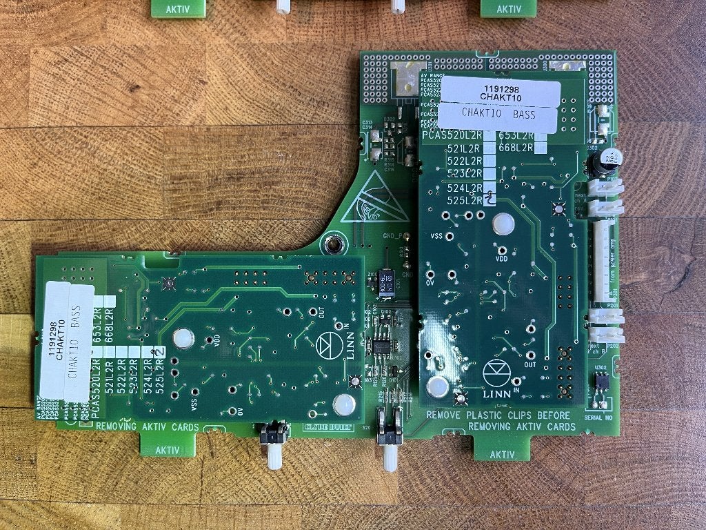 Linn 2x CHAKT10 Bass Aktiv kaarten + LK adapter board, Overige merken, Gebruikt, Ophalen of Verzenden, 120 watt of meer