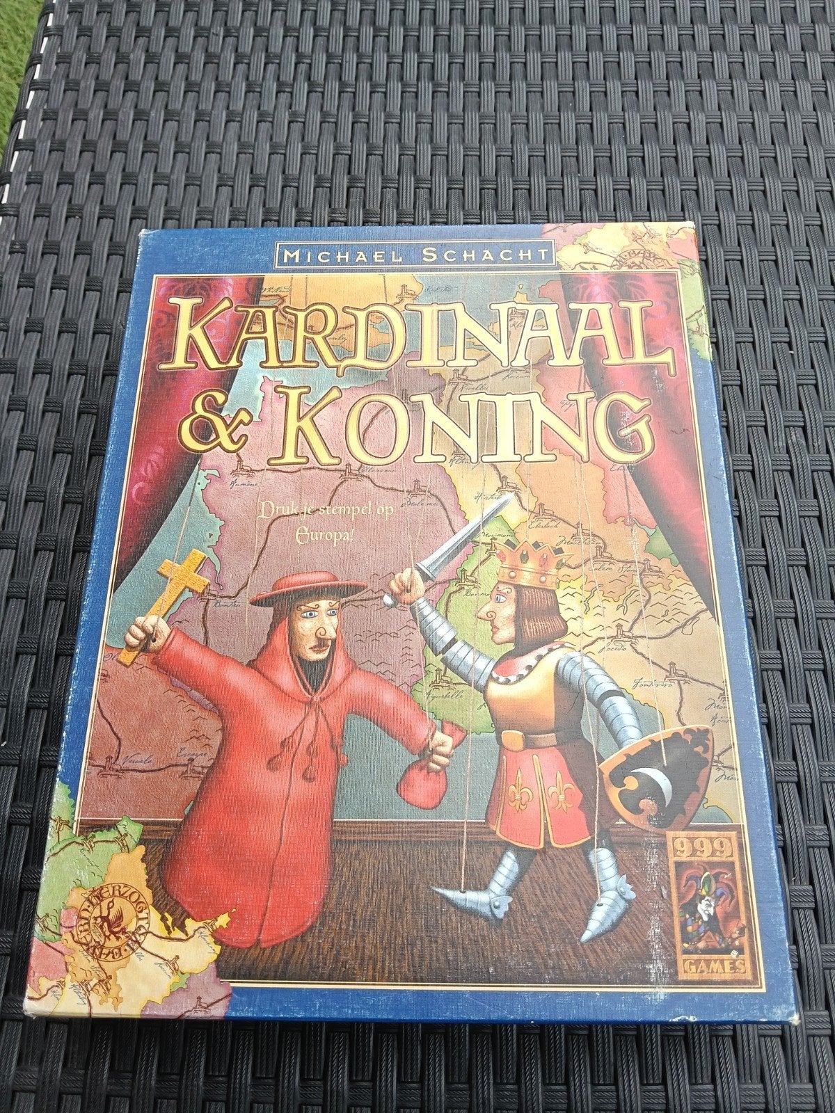 Kardinaal & Koning Bordspel 999 games, Hobby en Vrije tijd, Een of twee spelers, Ophalen, Zo goed als nieuw, 999 Games