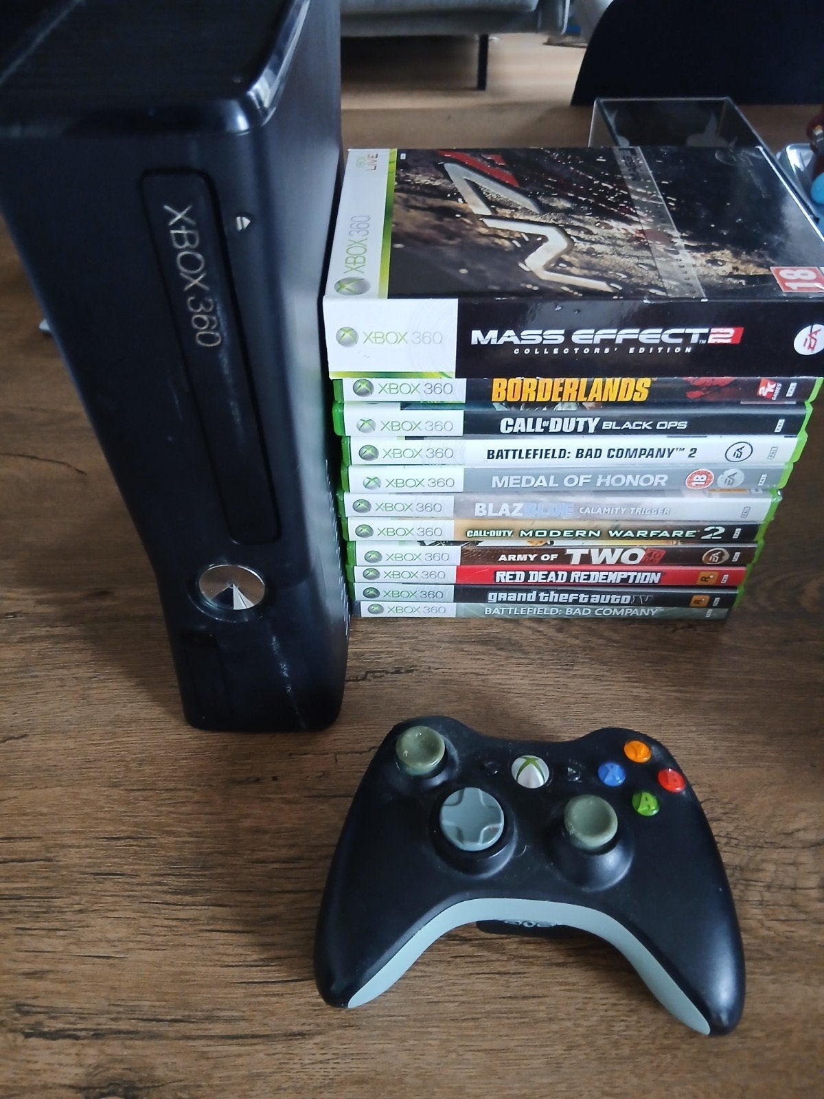 Xbox 360 console met controller en 11 games, Spelcomputers en Games, Ophalen