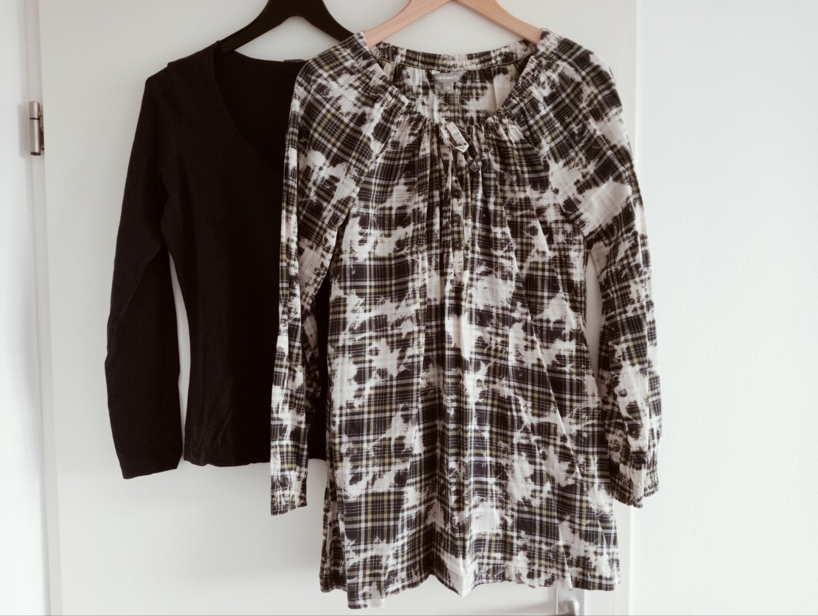 Sandwich tuniek blouse + bijpassend shirt maat 38 / M, Kleding | Dames, Blouses en Tunieken, Maat 38/40 (M), Blauw, Ophalen of Verzenden