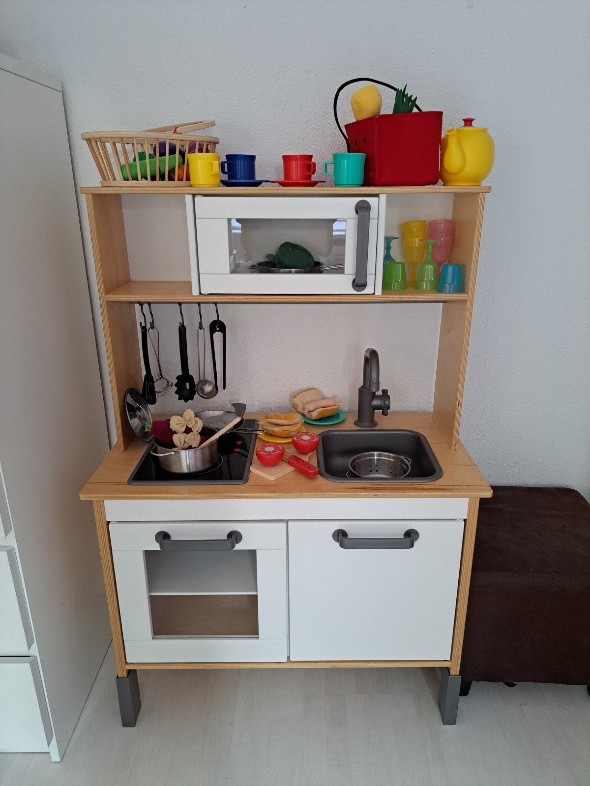 ikea keukentje met toebehoren, Kinderen en Baby's, Ophalen, Gebruikt, Hout, Speelkeuken