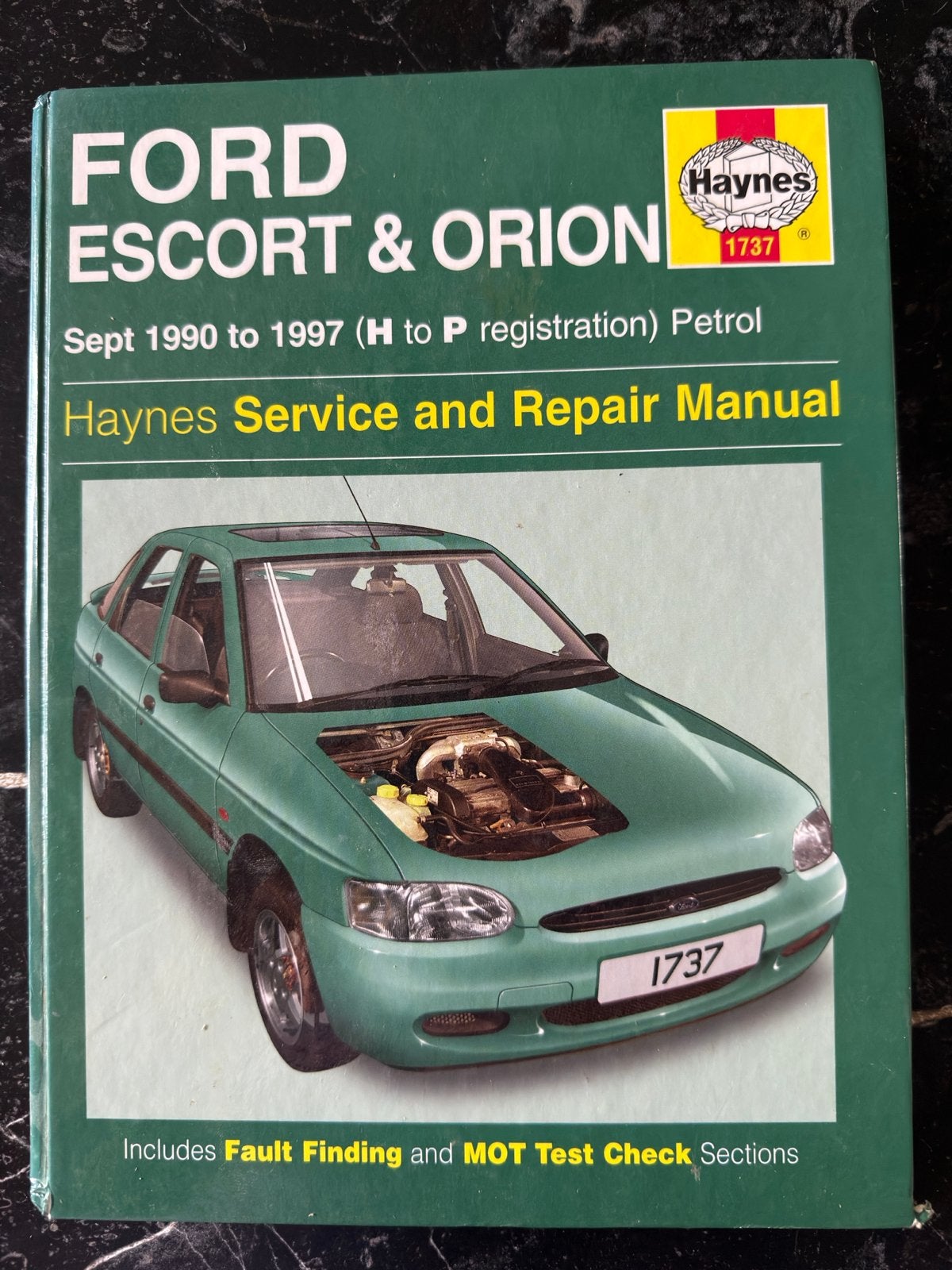 Haynes Werkplaatshandboek Ford Escort & Orion (1990-1997), Ophalen of Verzenden, Gelezen, Ford