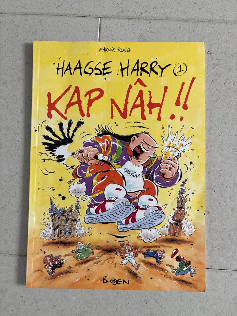 Haagse Harry 1: Kap Nâh!! - Marnix Rueb stripboek, Ophalen of Verzenden, Gelezen