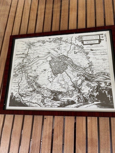 Prent/tekening Maastricht, Ophalen of Verzenden, Voor 1940, Gebruikt, Overige onderwerpen