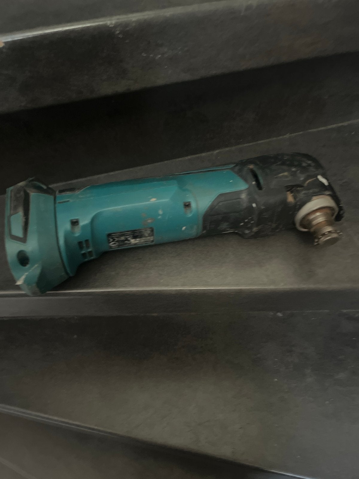 Makita fijncutter, Ophalen, Gebruikt