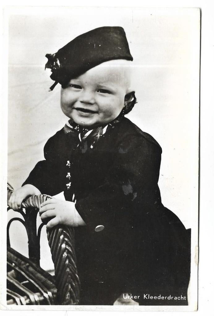 U34 Urk Kleederdracht, Ophalen of Verzenden, 1940 tot 1960, Ongelopen, Flevoland