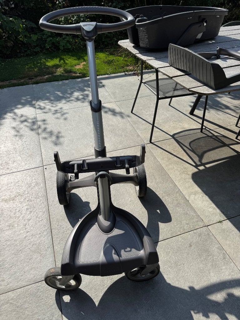 Stokke kinderwagen, Gebruikt, Verstelbare duwstang, Ophalen, Kinderwagen