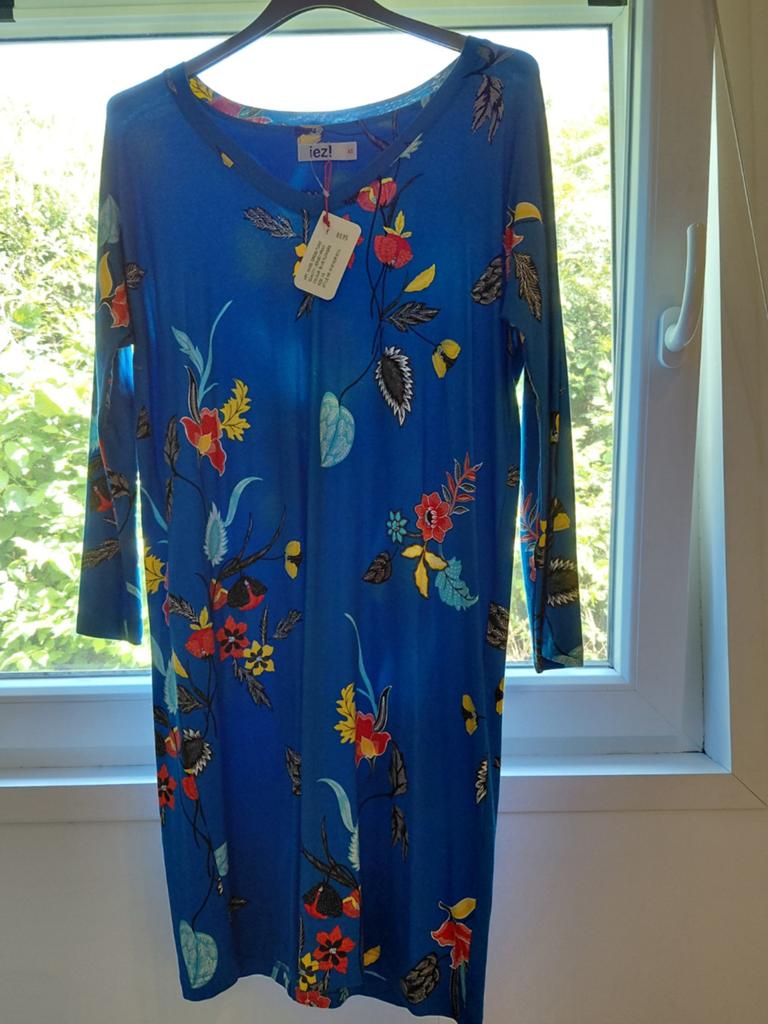 Nieuwe IEZ! jurk maat 40/42, Kleding | Dames, Maat 38/40 (M), IEZ!, Blauw, Ophalen of Verzenden
