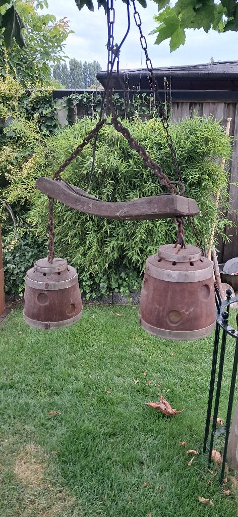 Oude hanglamp, Ophalen