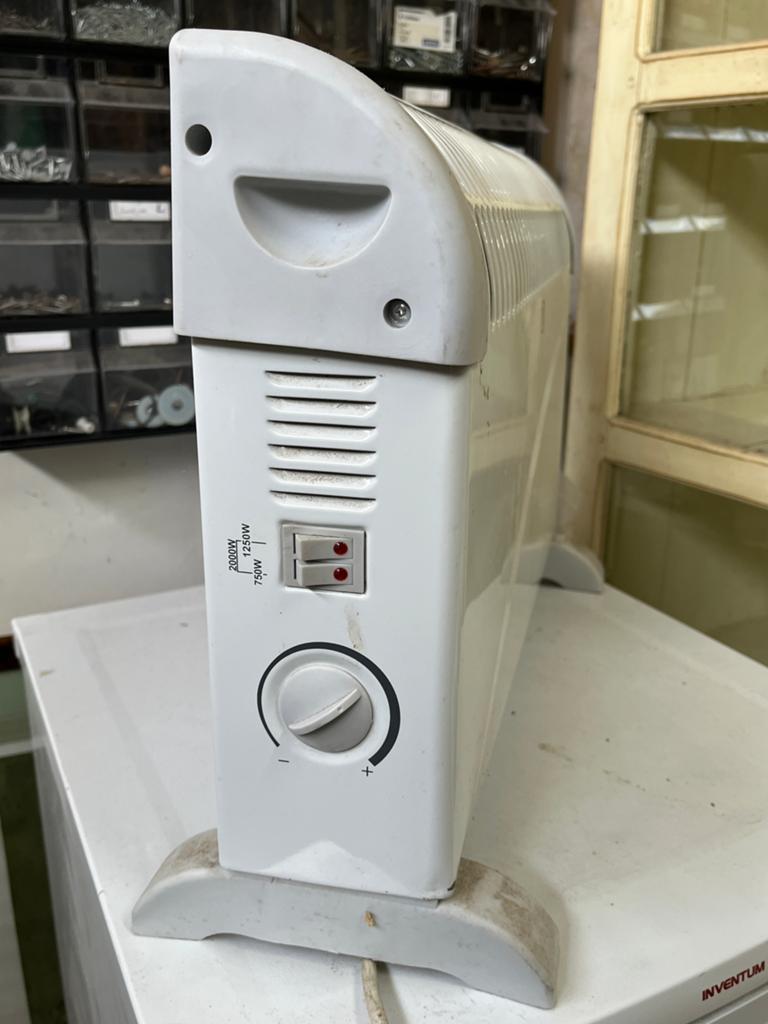 Inventum elektrische kachel 750W/1250W/2000W, 30 tot 80 cm, Gebruikt, Kachel, Ophalen of Verzenden