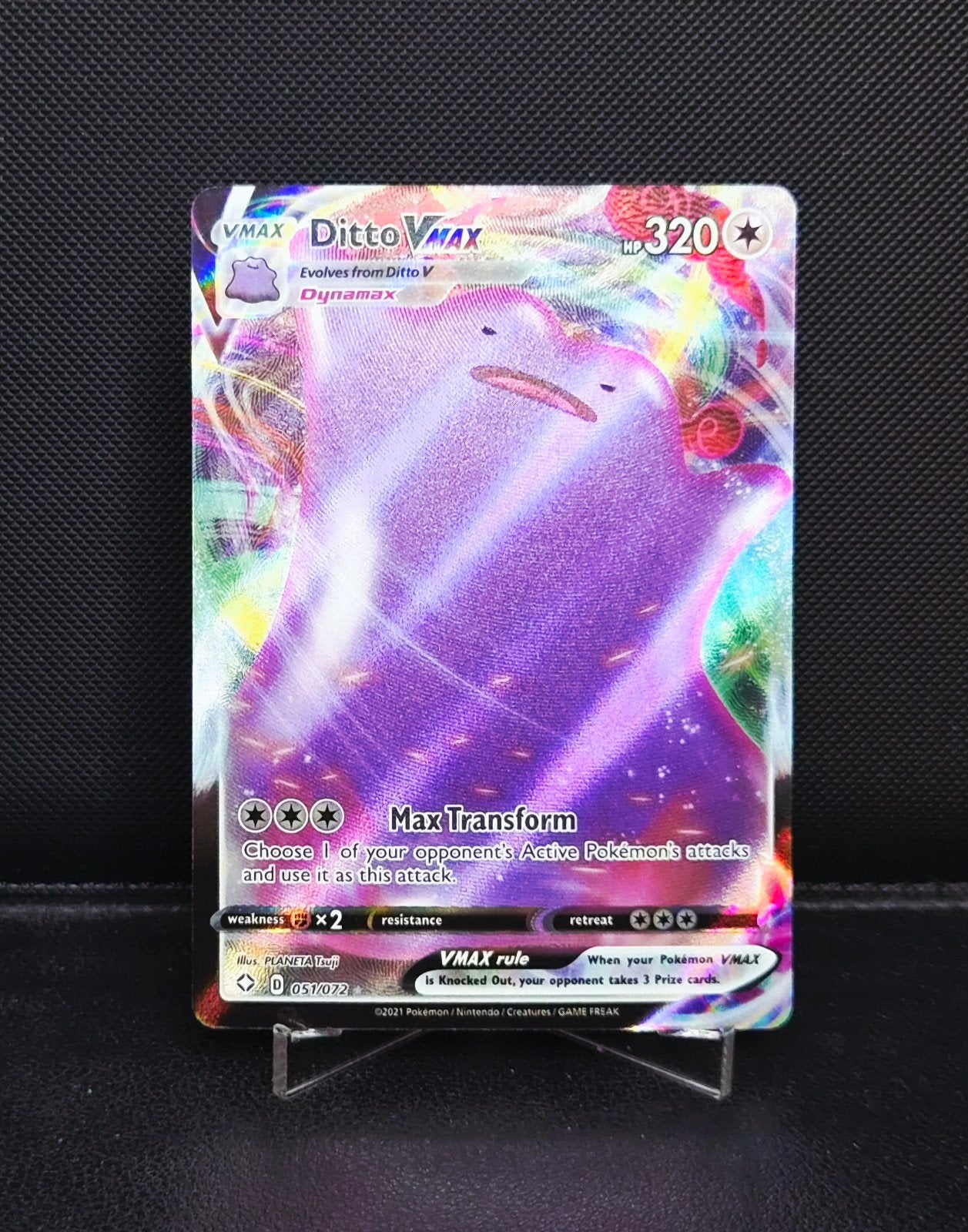 Ditto VMAX 051/072 Shining Fates 2021 NM, Ophalen of Verzenden, Zo goed als nieuw