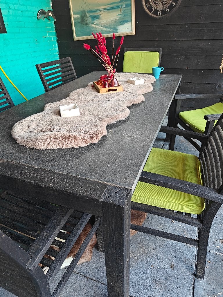 Tuinset, Tuin en Terras, Ophalen, Gebruikt, Hardhout, 6 zitplaatsen