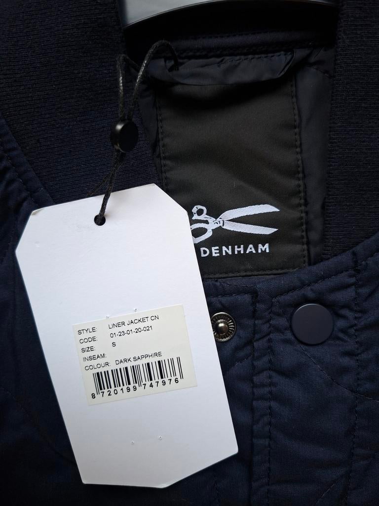 DENHAM jacket maat S, Kleding | Heren, Jassen | Zomer, Blauw, Nieuw, Ophalen of Verzenden, Maat 46 (S) of kleiner