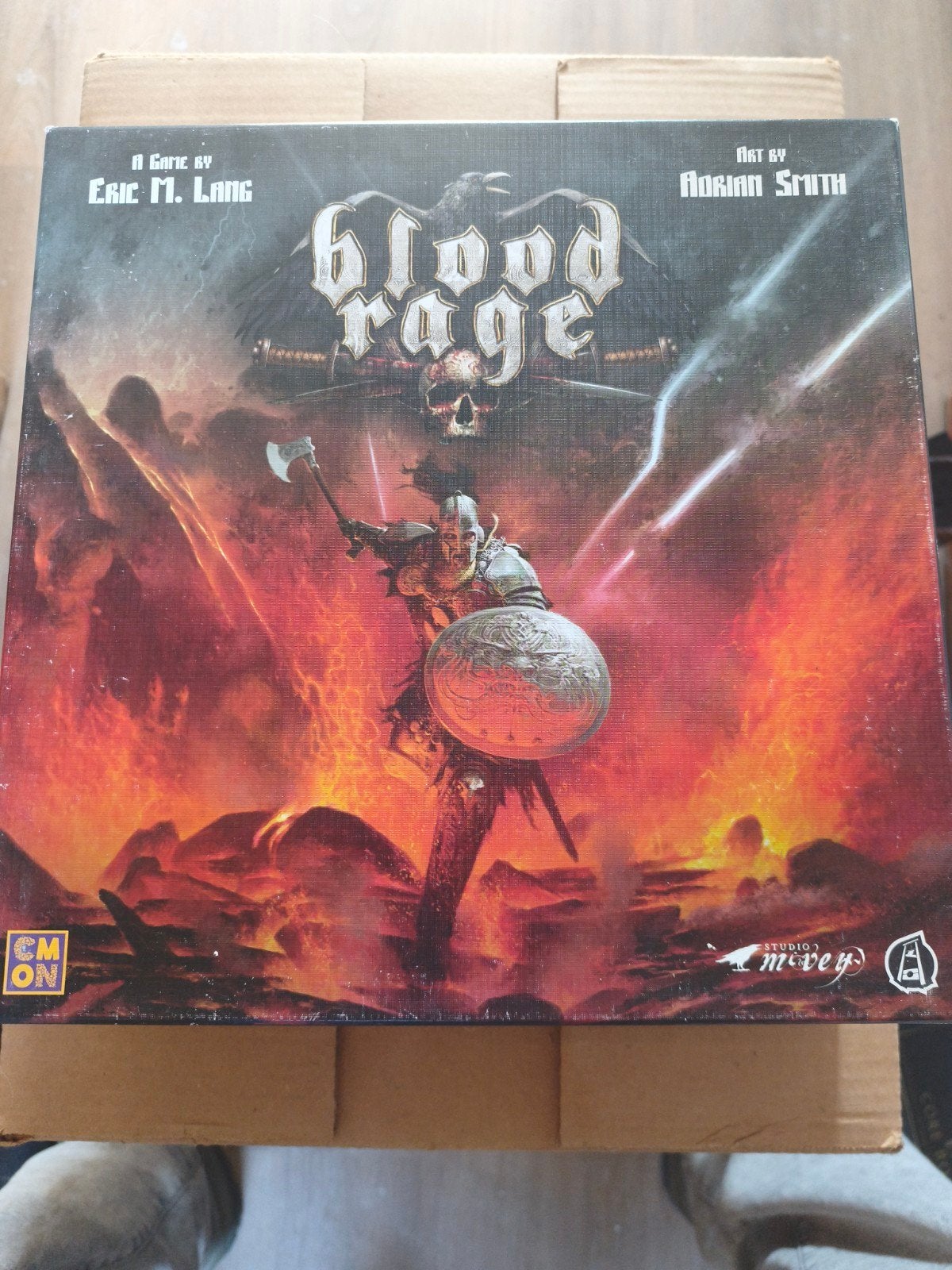 Blood Rage bordspel - Compleet en geweldig!, Ophalen of Verzenden, Zo goed als nieuw, CMON