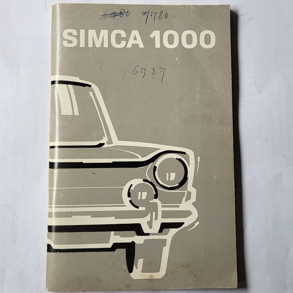 Handleidingen Simca, pakkingen en nog auto Boeken jaren 70, Ophalen of Verzenden