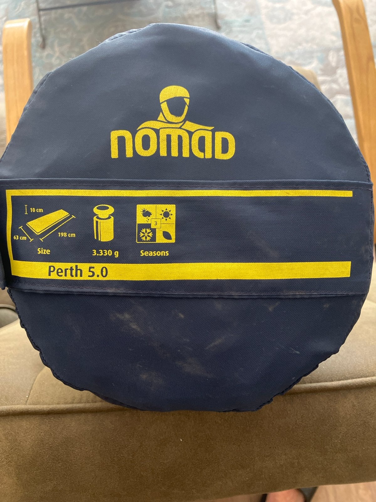 Nomad Perth 5.0 zelfopblaasbare slaapmat, Ophalen, Zo goed als nieuw, 1-persoons