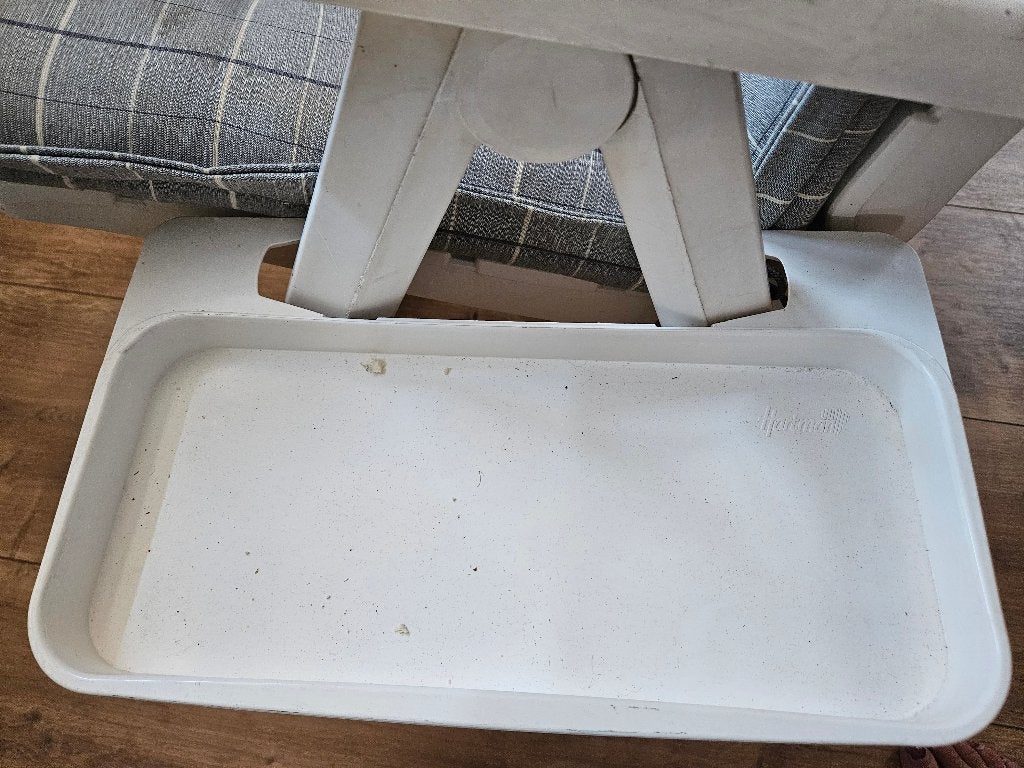 2x zijtafel / bekerhouder voor tuinstoel, Ophalen of Verzenden, Gebruikt