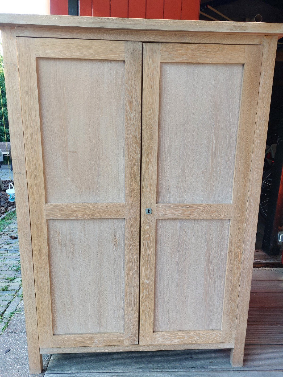 Massief houten computerkast / bureaukast, Huis en Inrichting, Kasten | Computermeubels, Ophalen, Gebruikt, Klassiek, functioneel