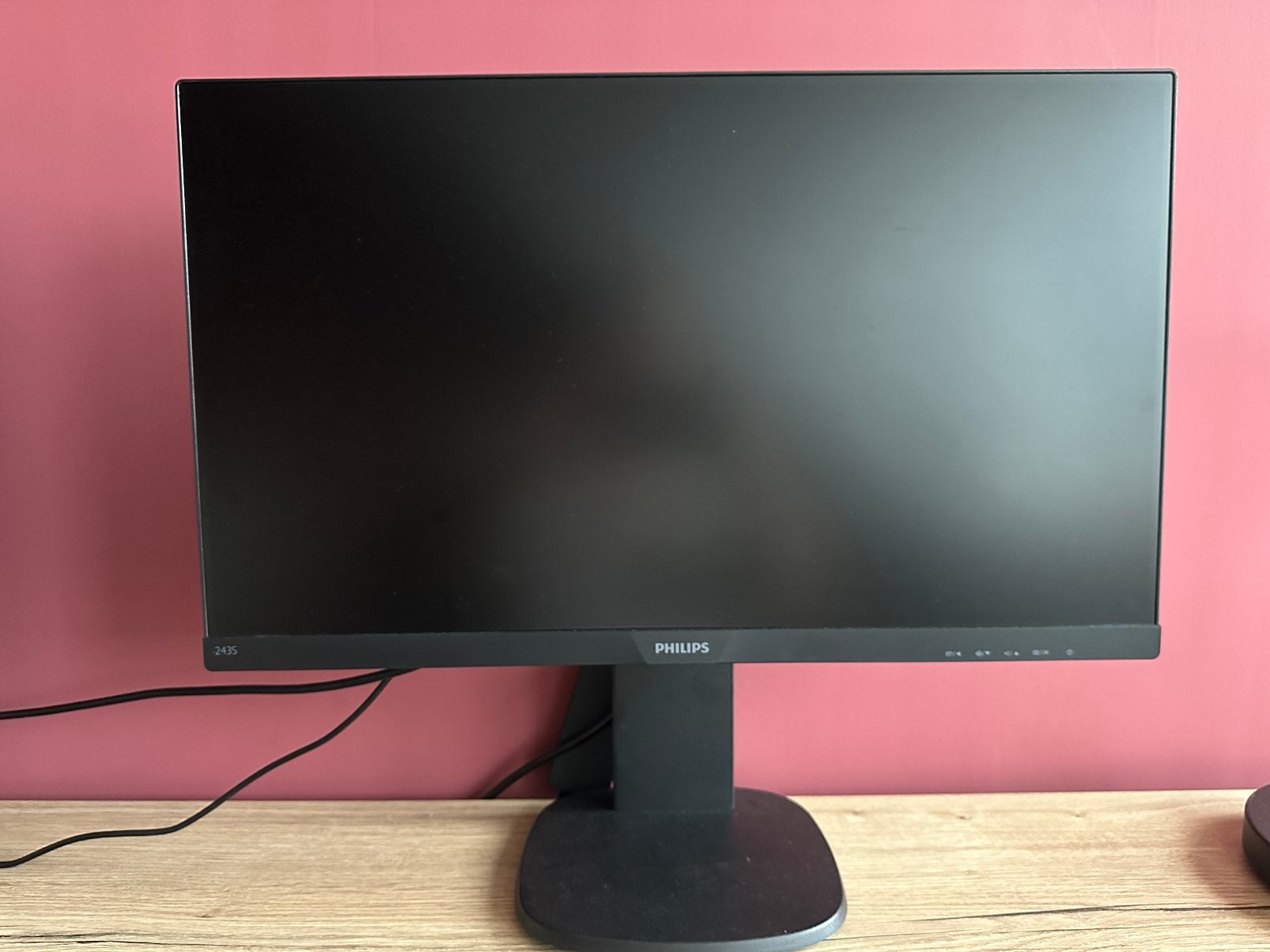 Philips 243S7EHMB/00 24 inch lcd-monitor, Computers en Software, Ophalen, HD, In hoogte verstelbaar, Zo goed als nieuw