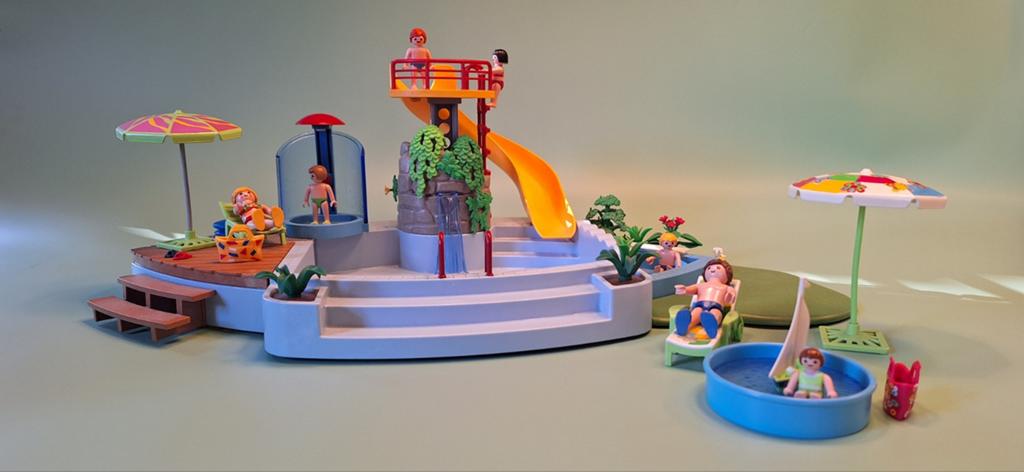Zwembad playmobil, Ophalen of Verzenden, Gebruikt