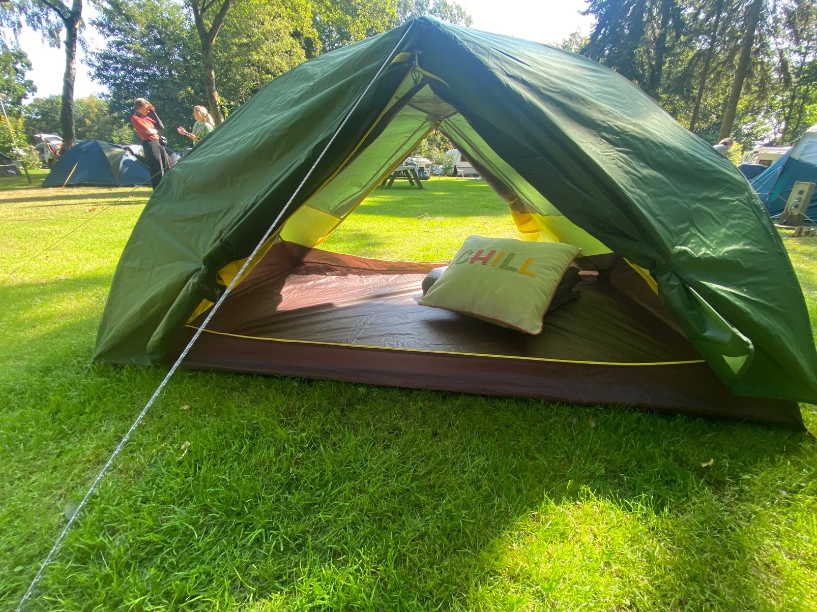 Tent Festival/Trekkerstent., Caravans en Kamperen, Tenten, Ophalen of Verzenden, Zo goed als nieuw, Tot en met 2