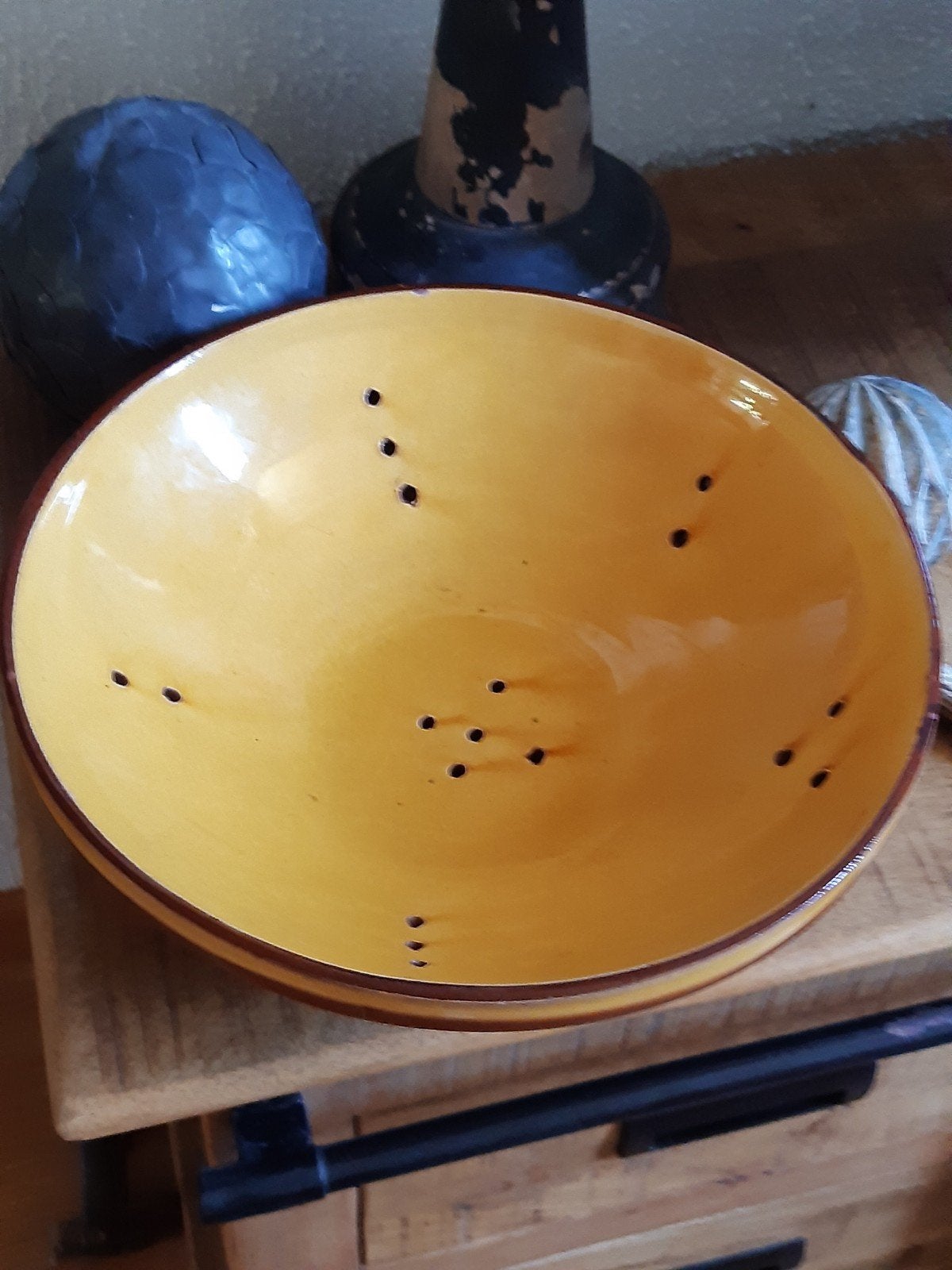 Landelijke "test" aardewerk uitlekschaal mediteraans, Ophalen of Verzenden