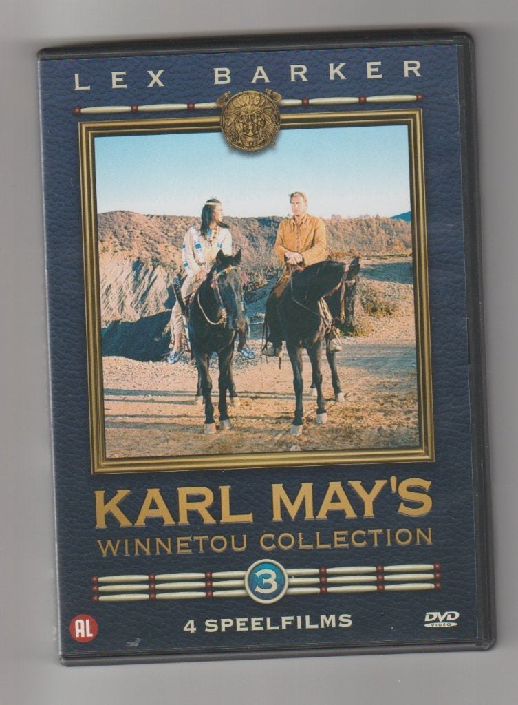 Karl May Winnetou Collection - dvd box - Lex Barker - 4 film, Cd's en Dvd's, Alle leeftijden, Ophalen of Verzenden, Gebruikt