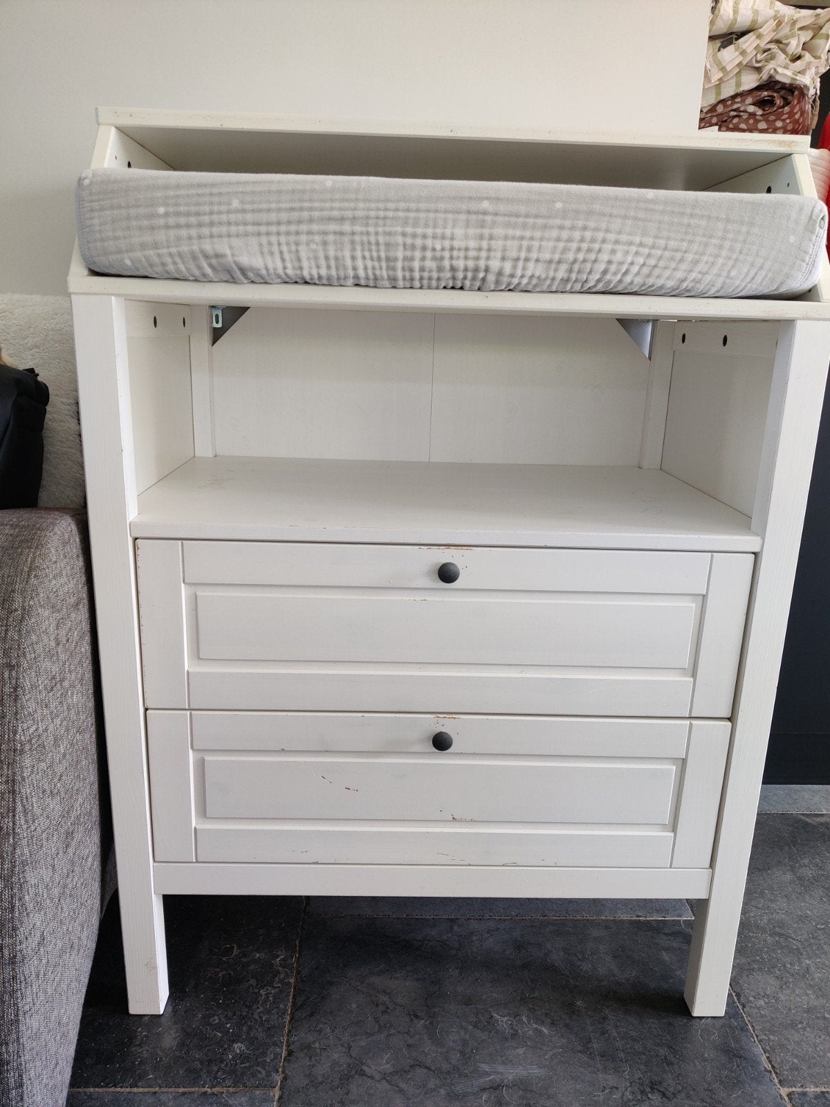 Ikea commode wit, Ophalen, Gebruikt, 50 tot 70 cm, 100 cm of meer