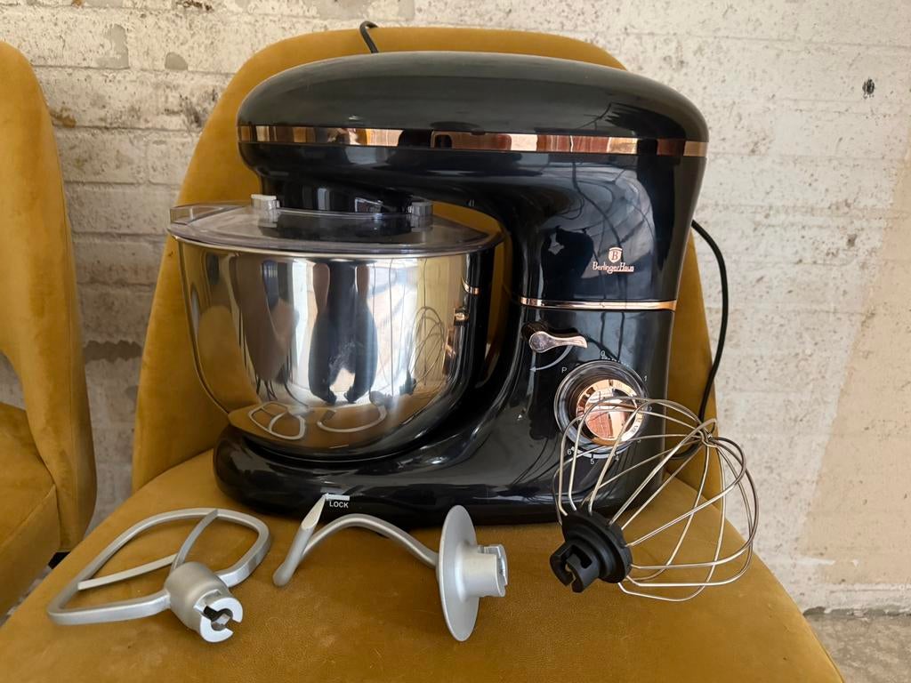 Berlinger Haus keukenmachine / standmixer – met accessoires, 4 liter of meer, Ophalen of Verzenden, Zo goed als nieuw, 3 snelheden of meer