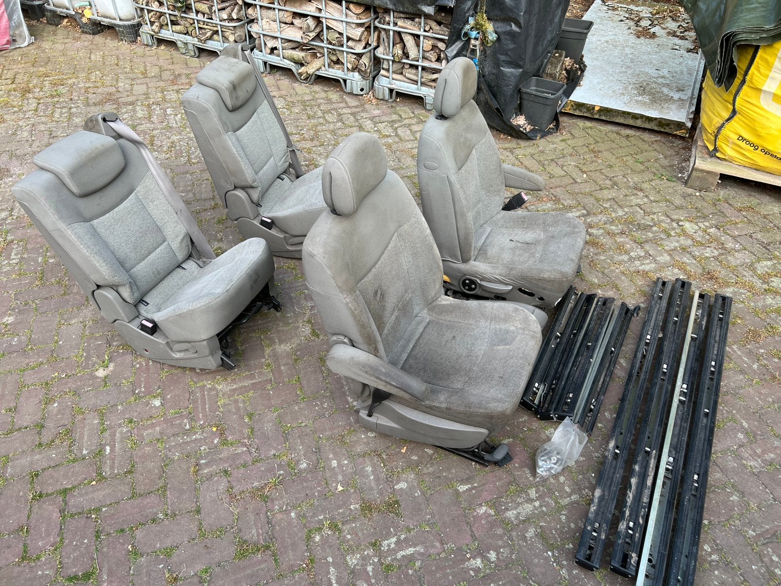 Stoelen met rails voor renault espace, Ophalen, Gebruikt