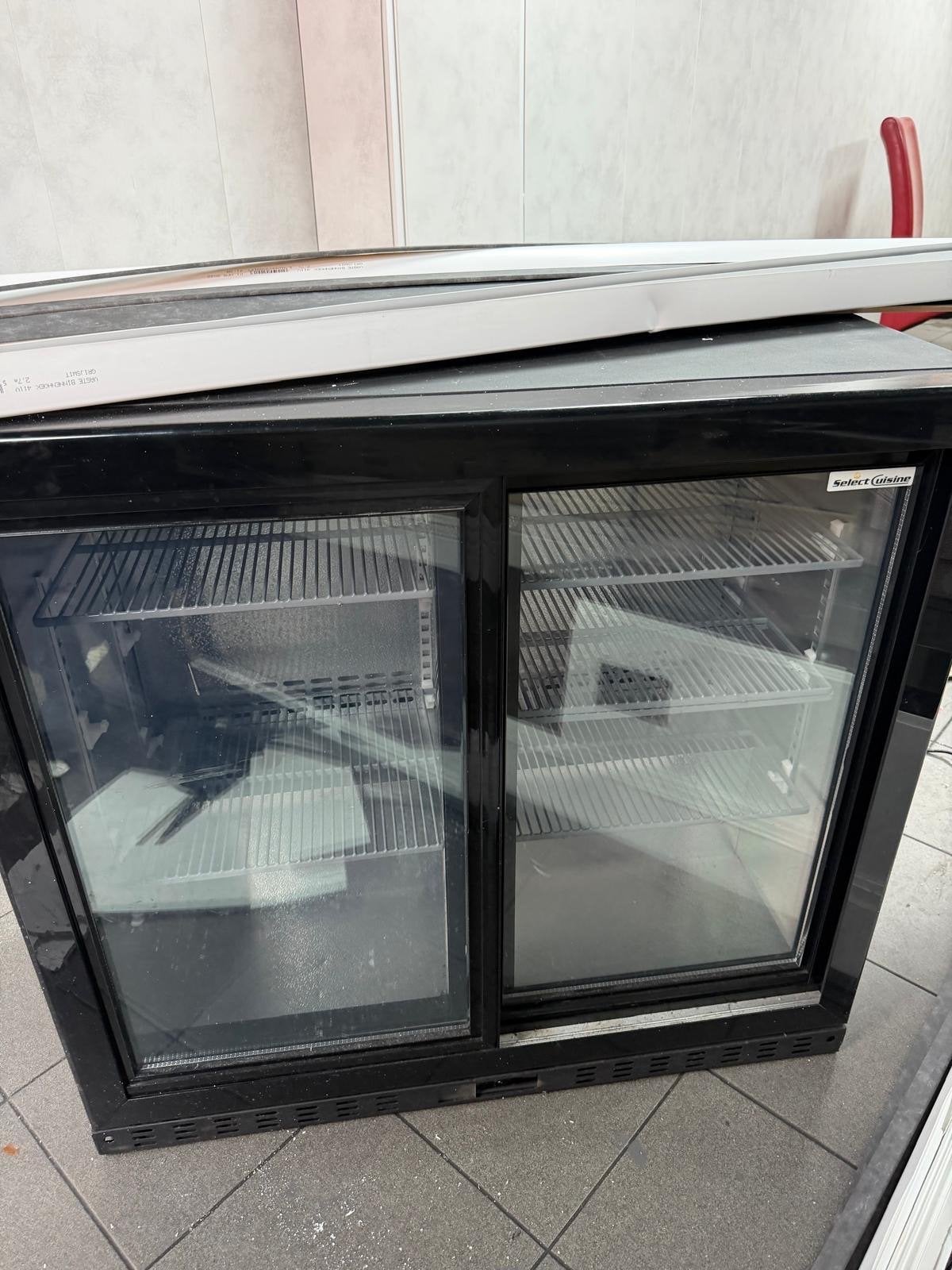 Select Cuisine dubbele barkoeler met glazen deuren, Minder dan 85 cm, 200 liter of meer, 60 cm of meer, Ophalen of Verzenden