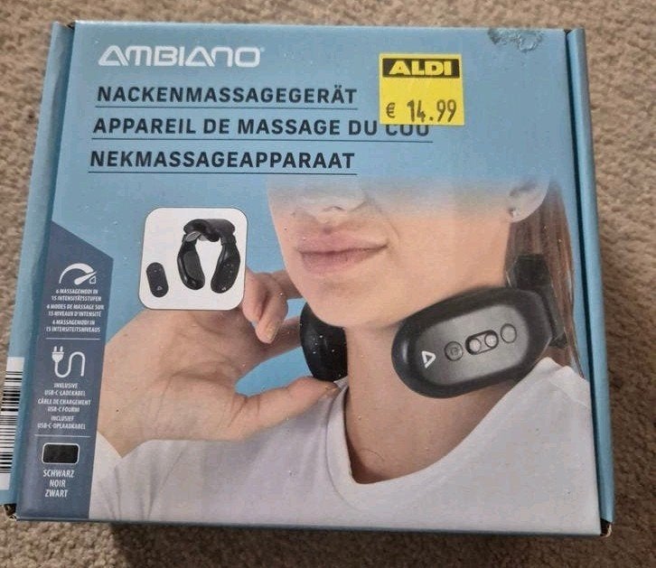 Nekmassageapparaat Ambiano (Aldi) – zo goed als nieuw, Ophalen of Verzenden, Zo goed als nieuw, Apparaat