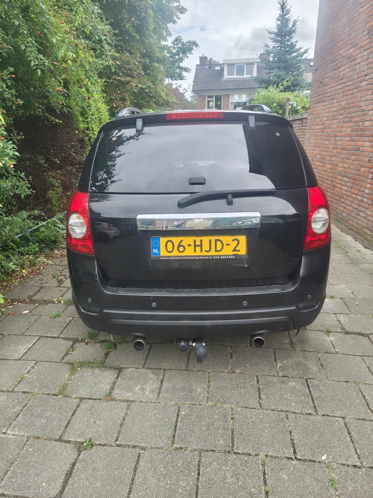 Chevrolet Captiva 2.4 4WD 2008 Zwart, Auto's, Dealer onderhouden, 136 pk, Zwart, 4 cilinders