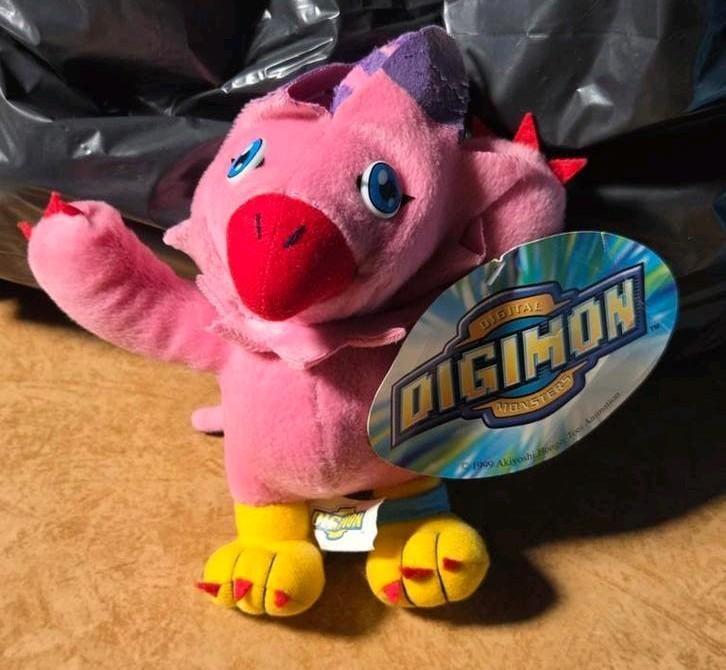 Vintage 1999 Digimon Biyomon knuffel, Ophalen of Verzenden, Overige typen