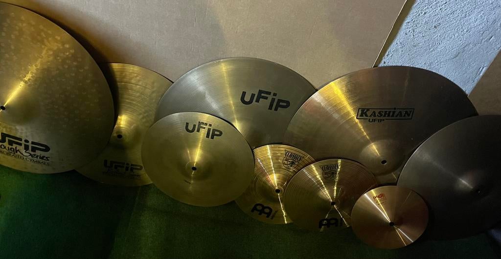 Diverse bekkens:Ufip,Tosco,Kashian,Meinl, Muziek en Instrumenten, Ophalen of Verzenden, Zo goed als nieuw, Overige merken