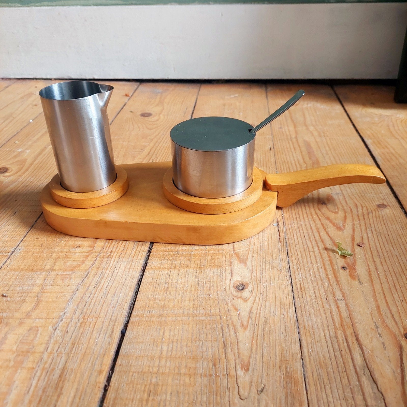 Lucky Vintage Stelton 'Cylinda-Line' set Arne Jacobsen, Ophalen of Verzenden, Object, Metaal