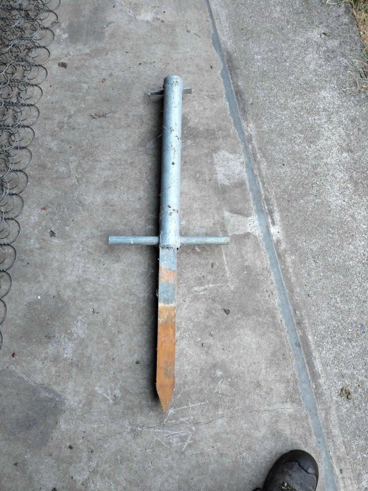 paalhouder, Tuin en Terras, Ophalen, Gebruikt, Minder dan 180 cm, Overige typen