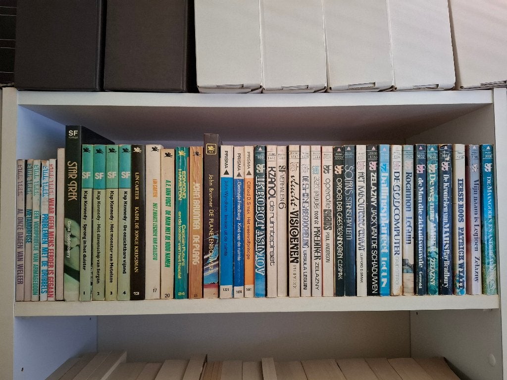 SF-boeken, Ophalen, Gelezen, Diverse auteurs