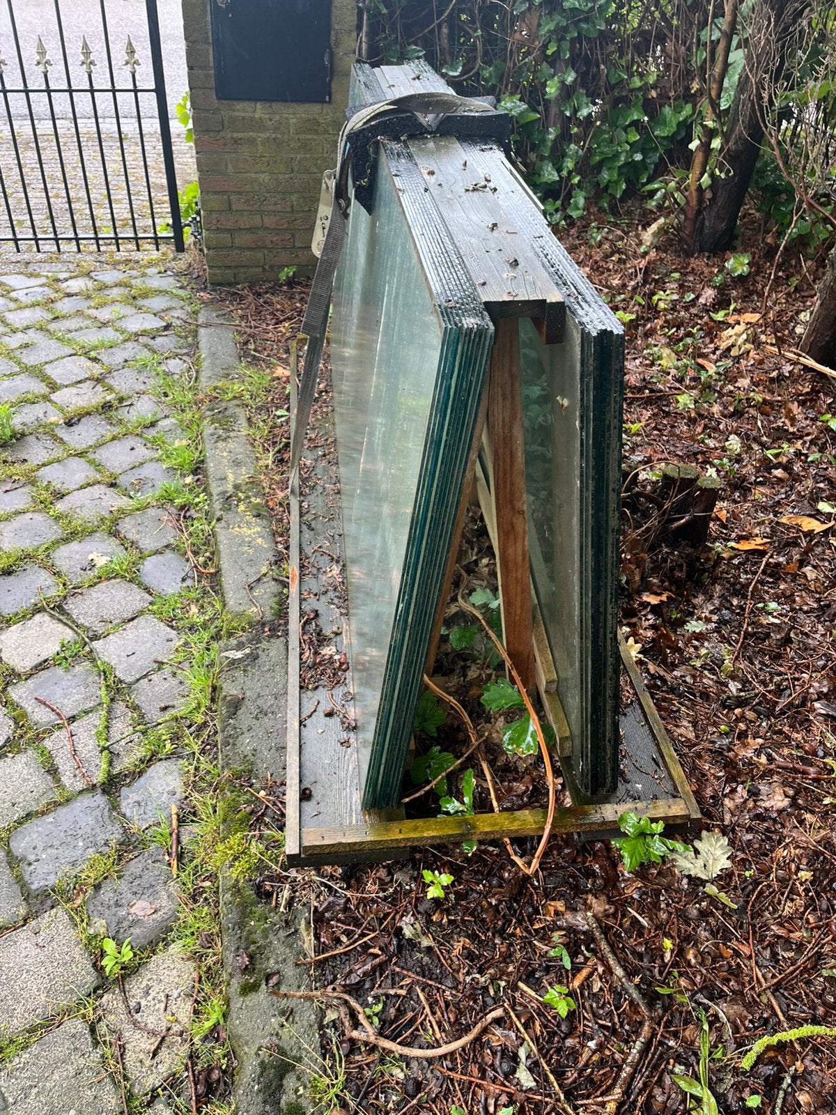 Glas voor serre tuinkas, Tuin en Terras, Ophalen, Glas, Gebruikt, Overige materialen