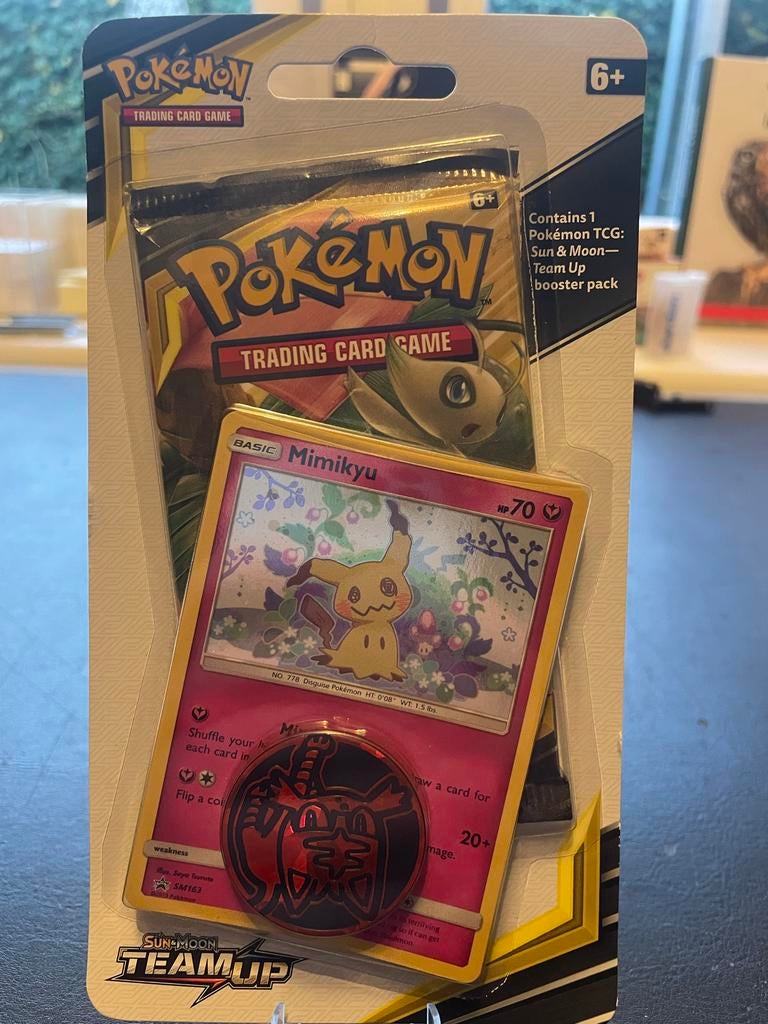 Pokémon Sun & Moon Team Up Blister Pack (LEES BESCHRIJVING), Ophalen of Verzenden, Zo goed als nieuw, Booster
