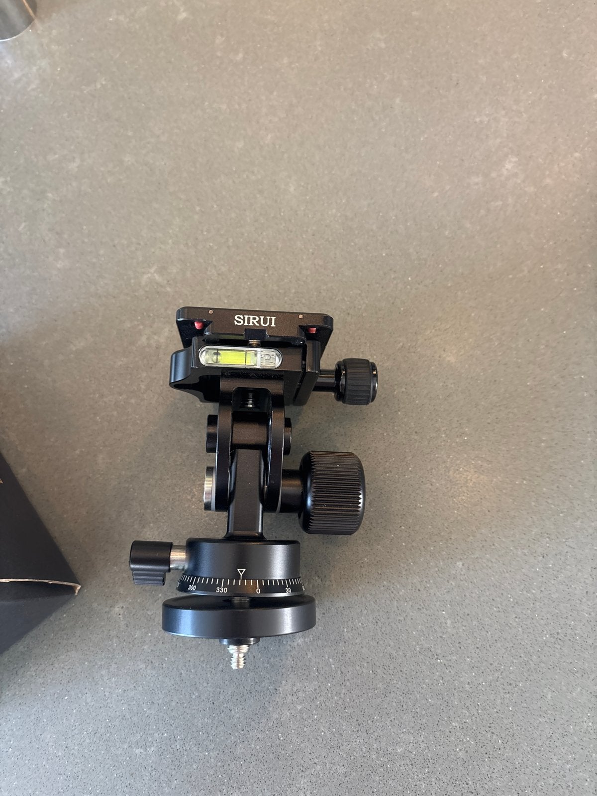 Sirui L20S Tilt/Pan Statiefkop, Ophalen, Met waterpas, Nieuw, Statiefkop