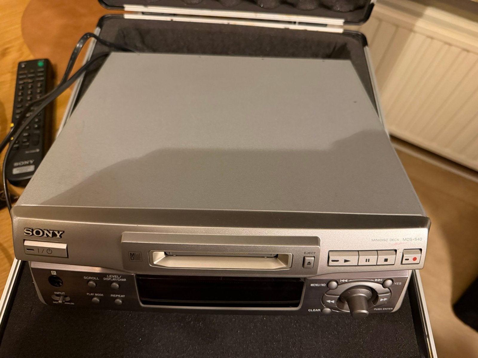 Sony minidisc deck MDS-S40, Ophalen of Verzenden, Minidisc-recorder