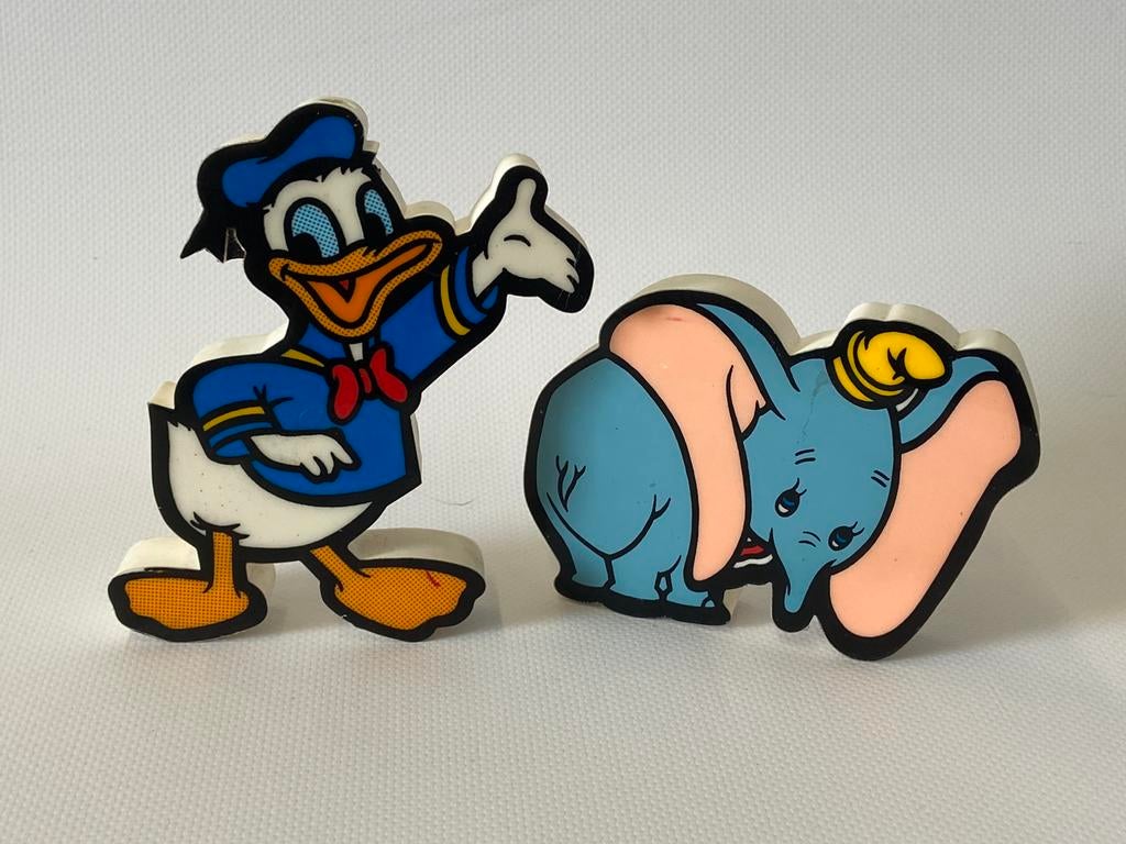 Squeeze 'n Squeak piepfiguur Disney, Donald Duck en Dombo, Verzamelen, Disney, Ophalen of Verzenden, Donald Duck, Gebruikt, Beeldje of Figuurtje